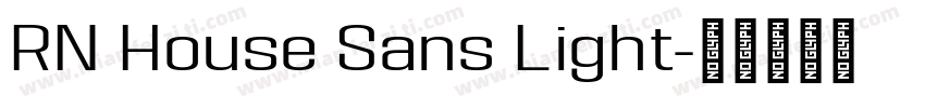 RN House Sans Light字体转换